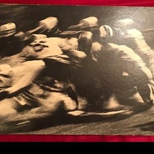 Vintage 1969 Bernard Cohen “Football” Print